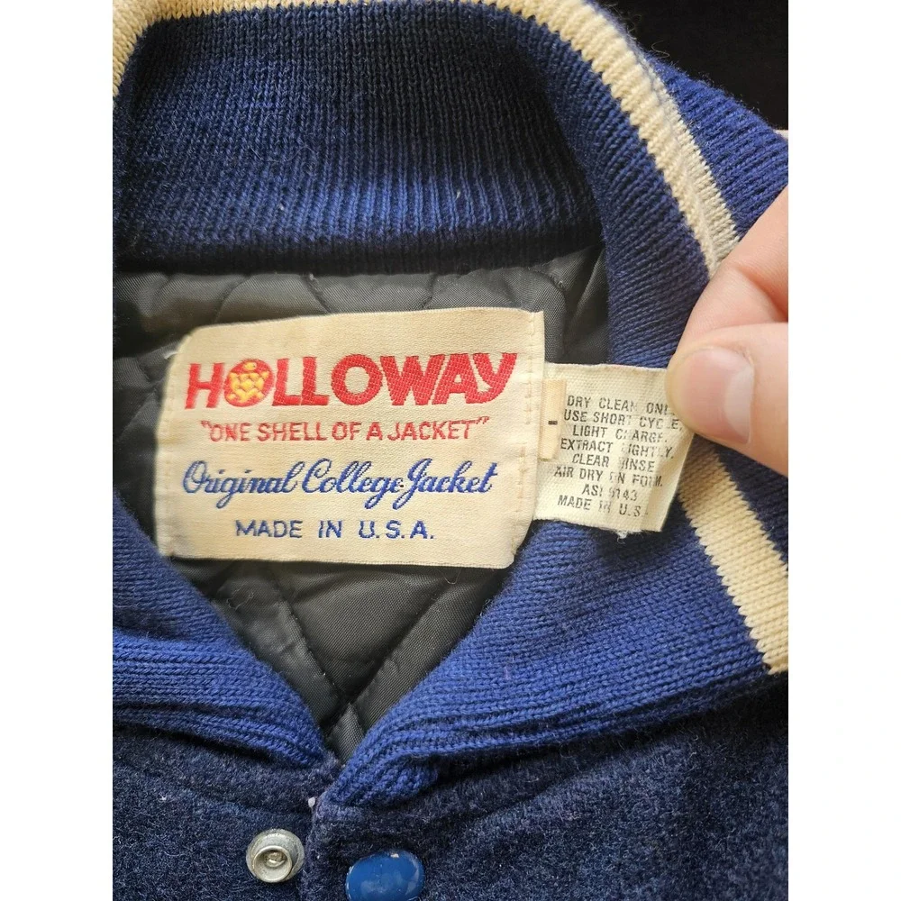 Vintage Bloom Township Jacket Mens Medium NCAA Basketball Holloway 80s